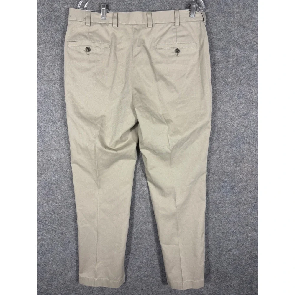 Brooks‎ Brothers Advantage Chino Pants Mens W36 L30 Beige Casual Trousers